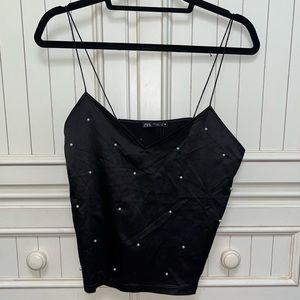 Pearl Detail Zara Tank